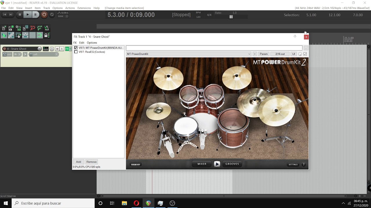 Freeze Tracks en REAPER (congelar pista) Optimizar el rendimiento del PC