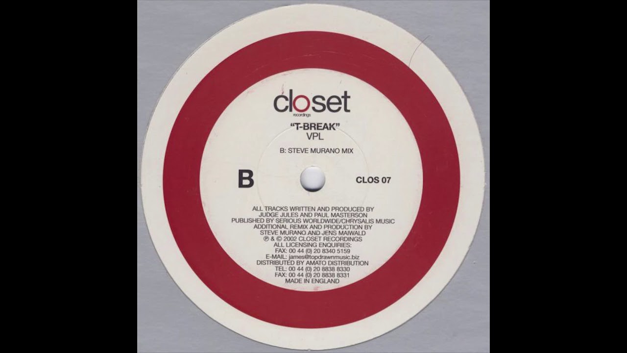 VPL - T-Break (Steve Murano Remix)
