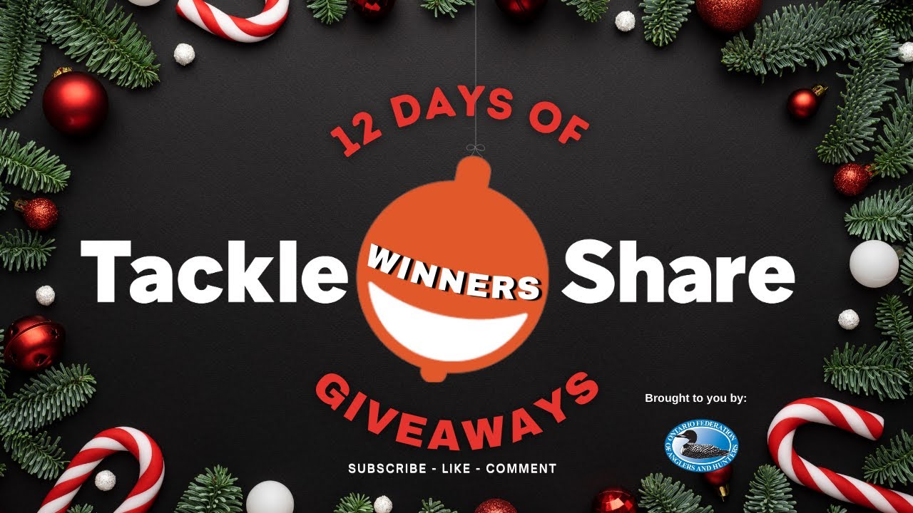WINNERS ANNOUNCED -12 Days of TackleShare Giveaways (2023)