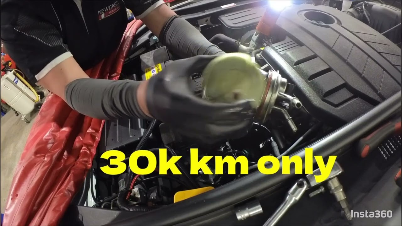how to replace fuel filter in Ssangyong Rexton/Musso 2019 up model