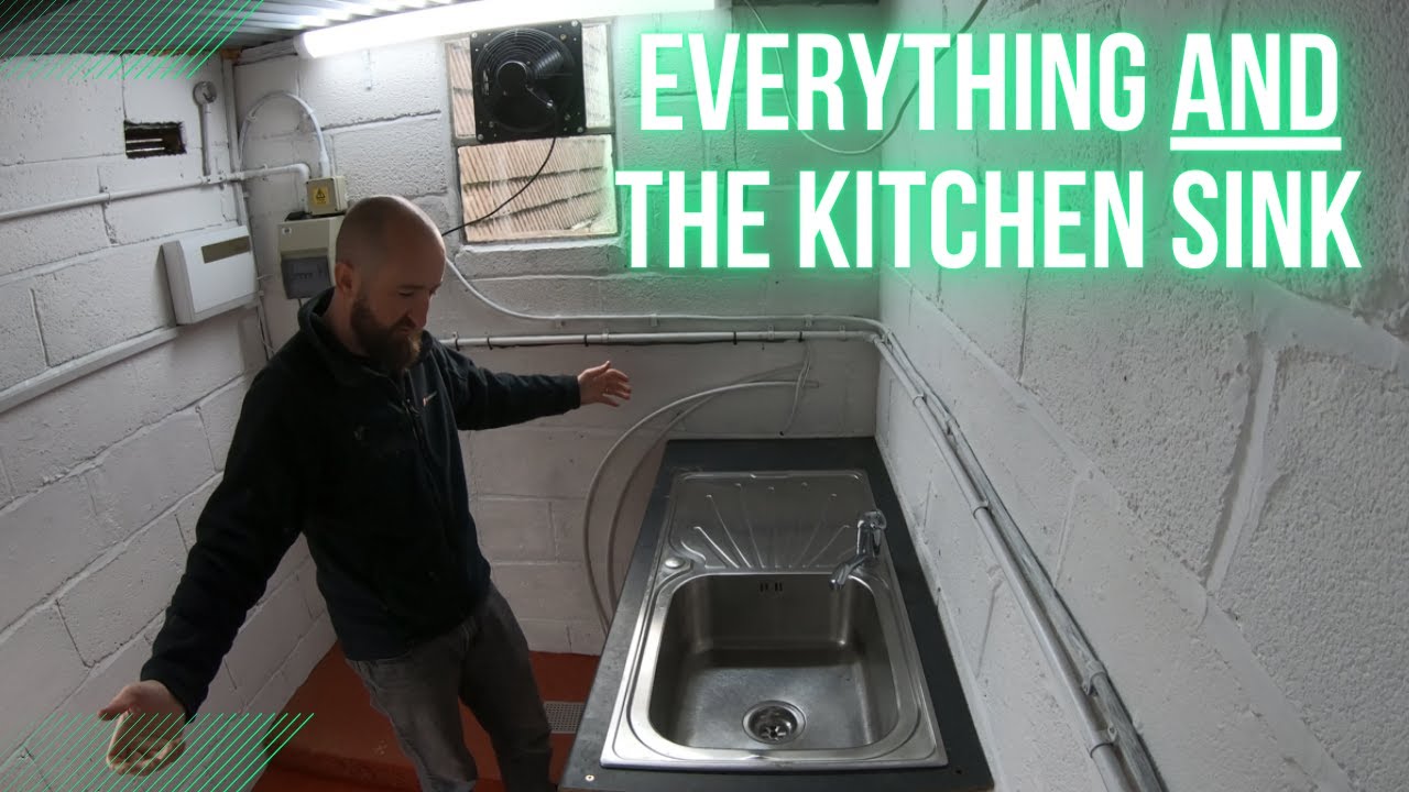 Fresh Paint & Installing a Big Sink & Counterflow Chiller