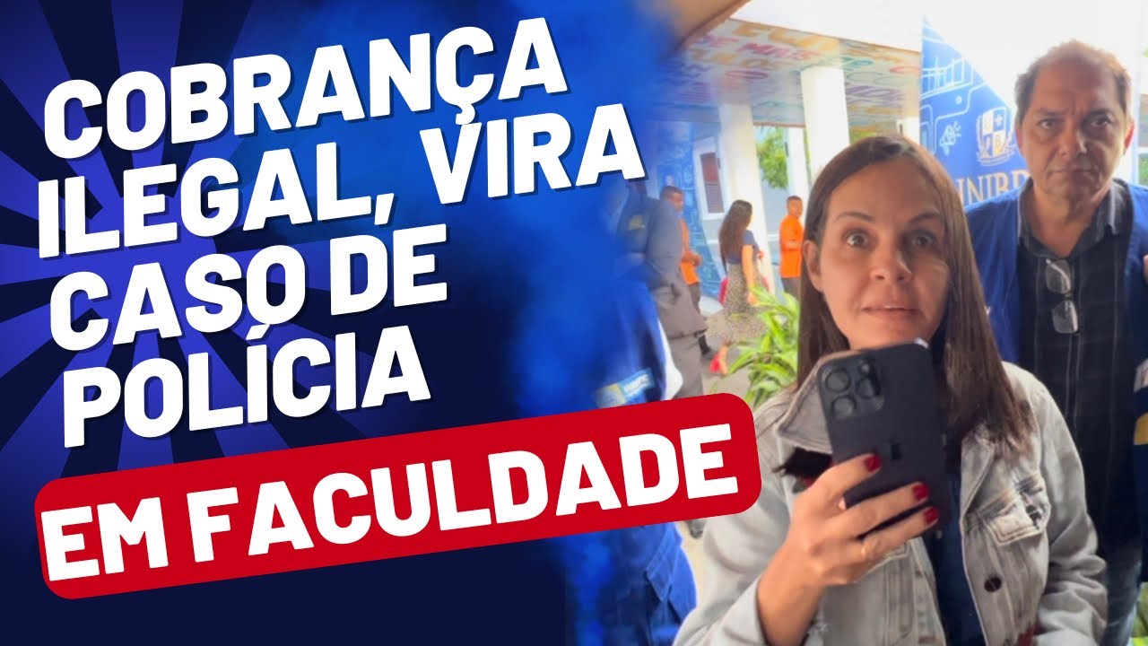CONFUSÃO E MUITO BATE BOCA EM FACULDADE, BLITZ EM AÇÃO.