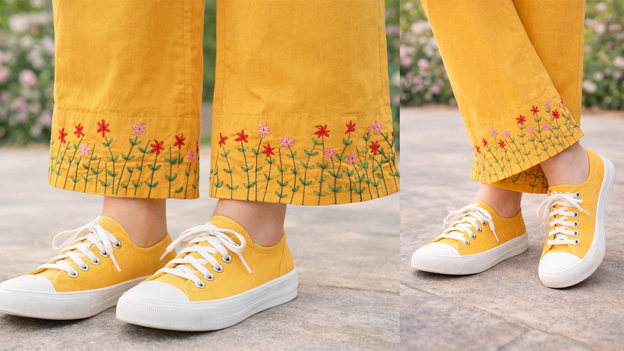 🔥 This Viral Hand Embroidery Border Is Trending Everywhere in 2026