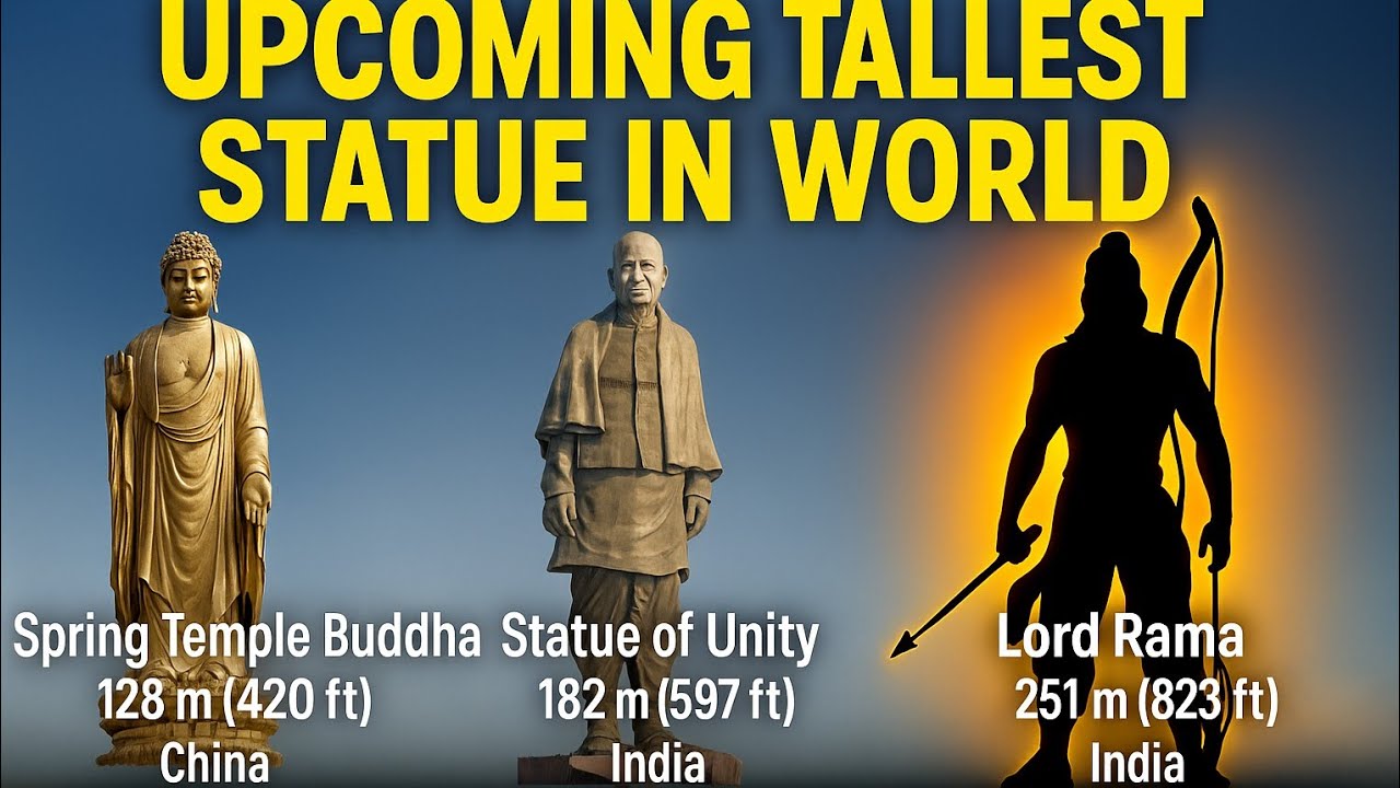 List of Most Highest Statues in World  || List of World's Tallest Statues || Top 100 tallest Statue