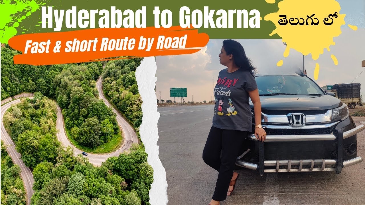 BEST Route from Hyderabad to Gokarna #Hyderabad to Gokarna Road Trip#Gokarna road Trip by car