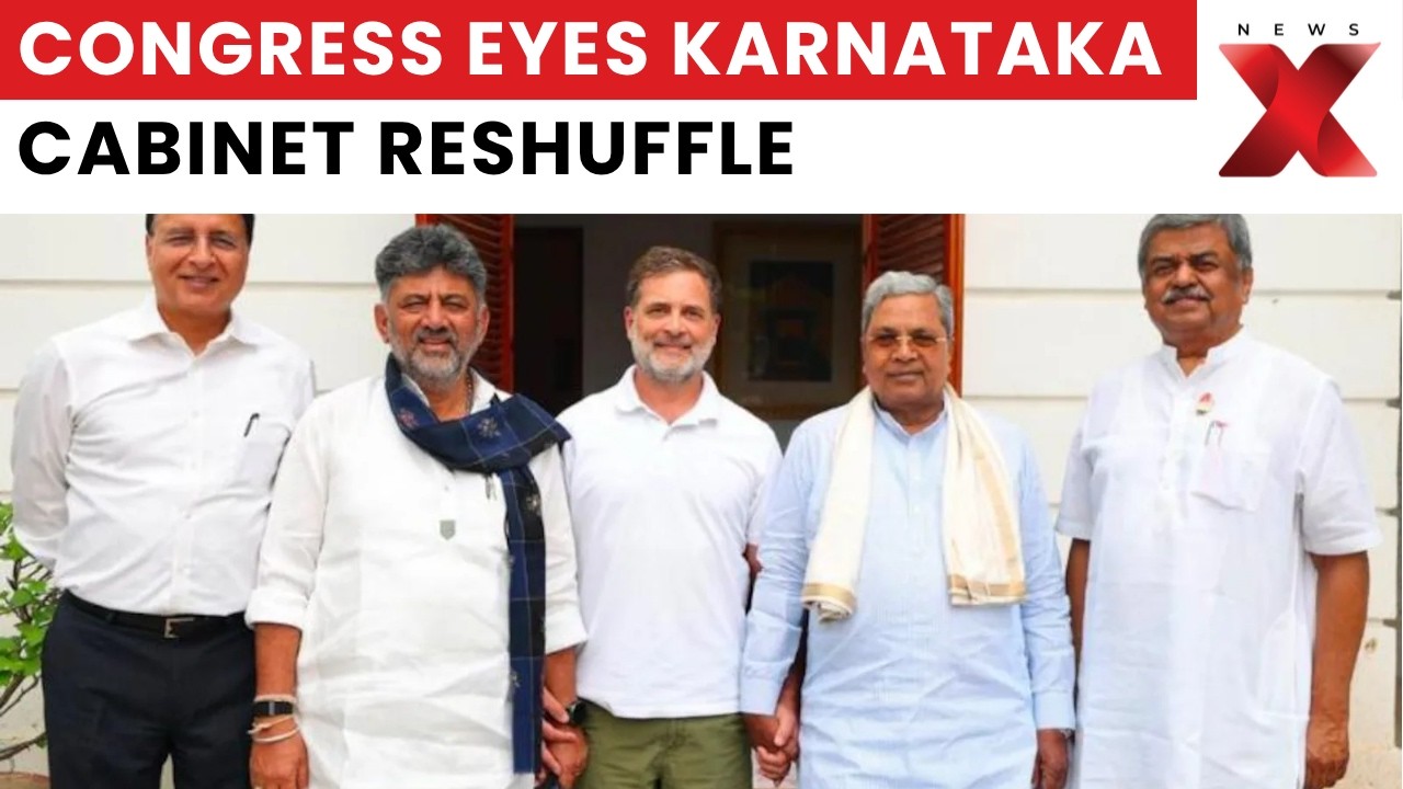 Karnataka Cabinet Expansion: Shivakumar Meets Congress Leaders At AICC HQ | NewsX