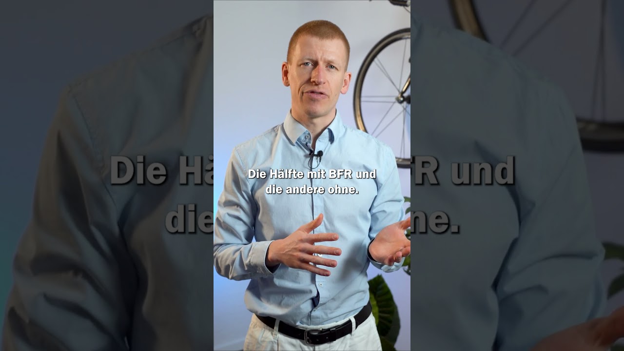 63% weniger Kniespritzen durch Blood Flow Restriction Training