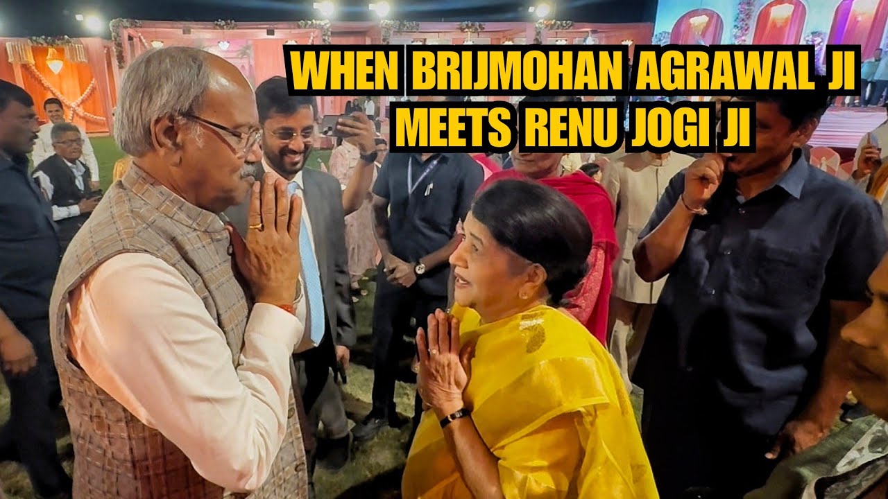 When Brijmohan Agrawal Ji Meet Renu Jogi Ji | Saganjot Singh| #AjitJogi #brijmohanagrawal #Renujogi 