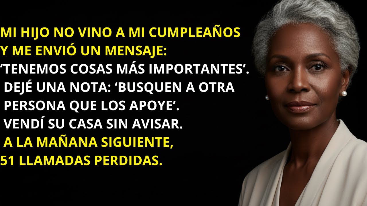 MI HIJO ME ESCRIBIÓ “HAY COSAS MÁS IMPORTANTES” EN MI CUMPLEAÑOS 65… Y TODO CAMBIÓ