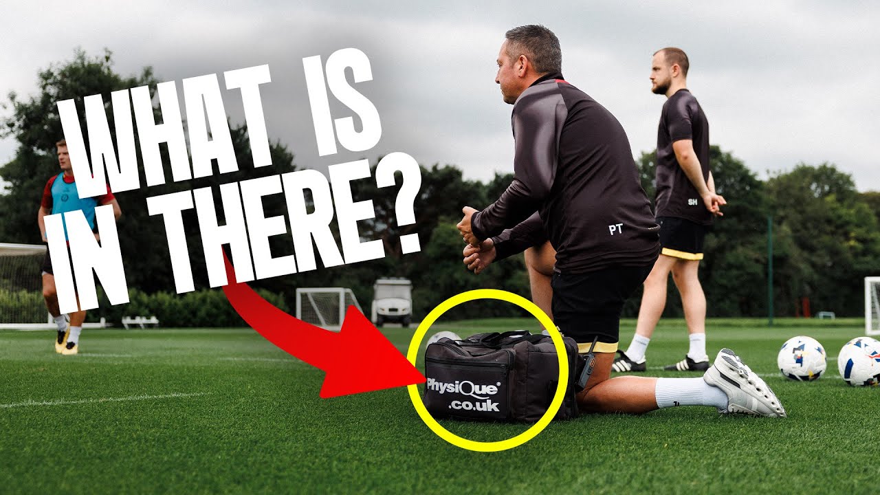 What is inside a football physio's medical bag? 💼🩺