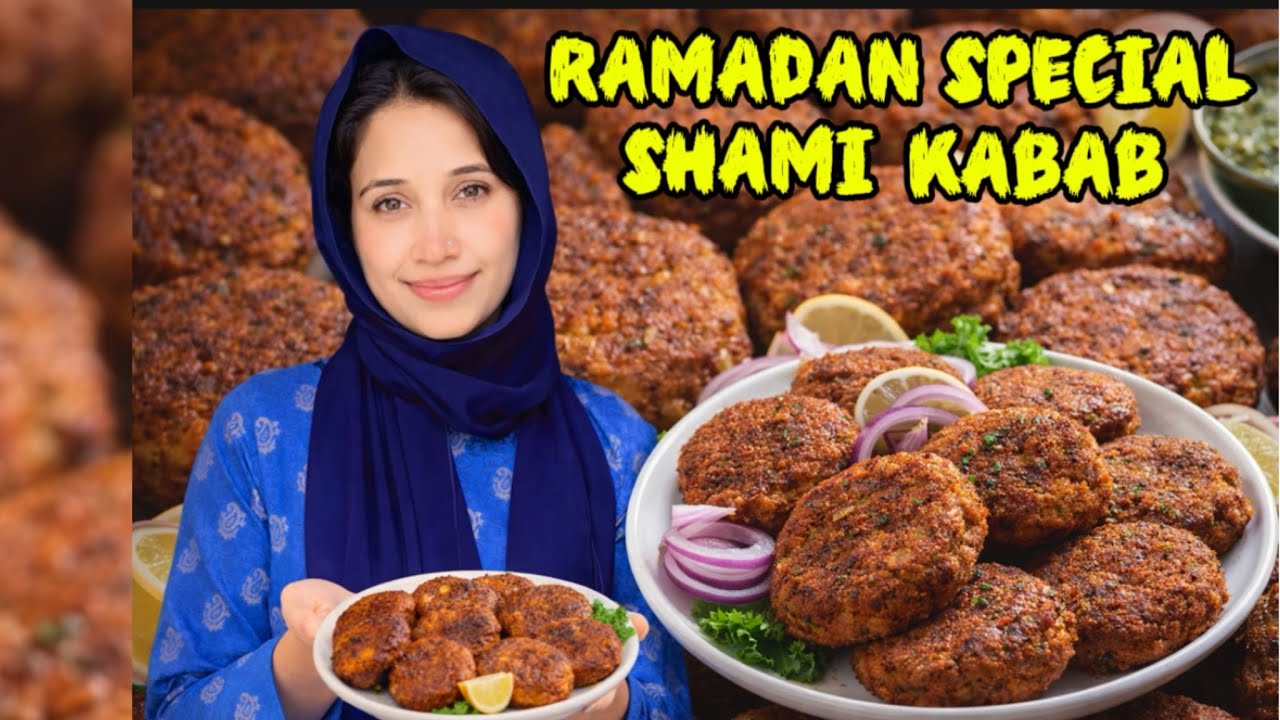 Ramadan Special Shami Kabab Recipe | Crispy & Juicy Iftar Delight