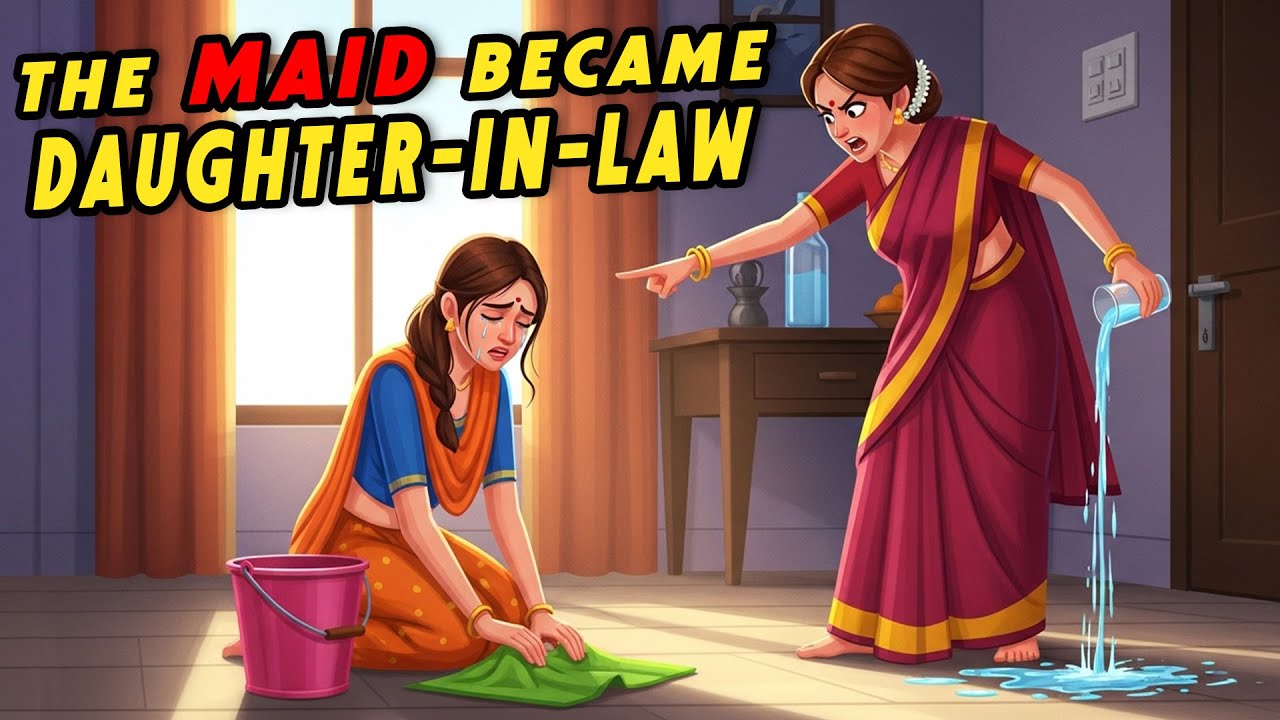 The Maid Became A Bride | A heart Touching Story | English Story | Learn English | English Cartoon