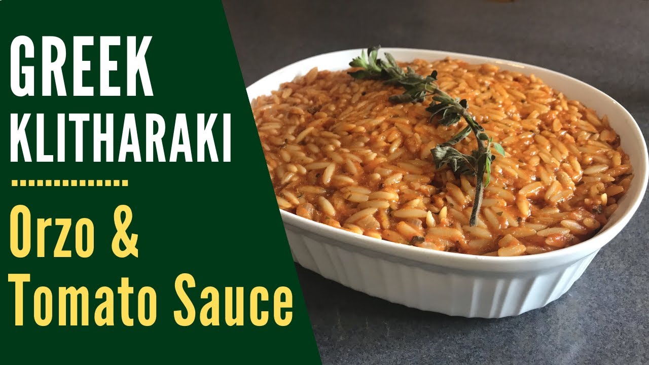 ORZO IN TOMATO SAUCE | Klitharaki | Greek Pasta
