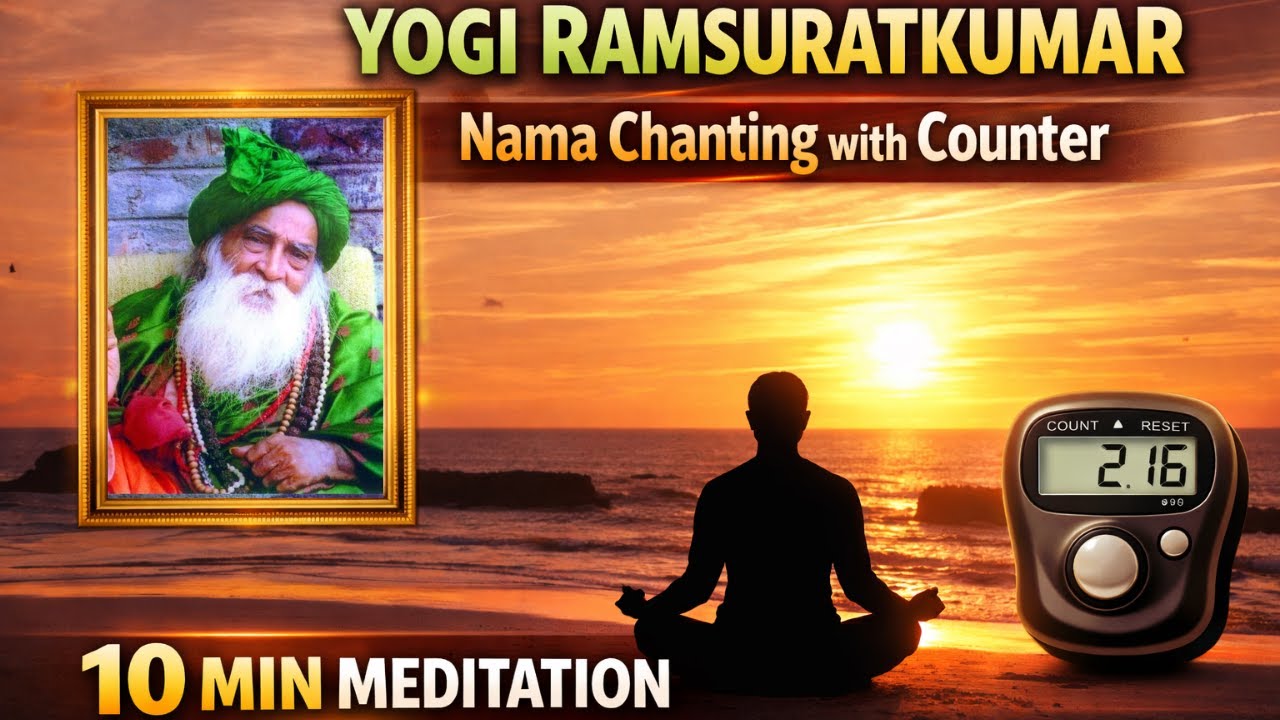 Meditation of the Powerful Yogi Ramsuratkumar Nama for 10 mins - Smt. Vinitha Karthick in Sama Raga