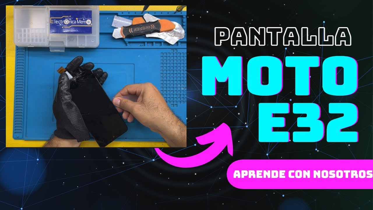 COMO CAMBIAR PANTALLA MOTO E32 [BIEN EXPLICADO]