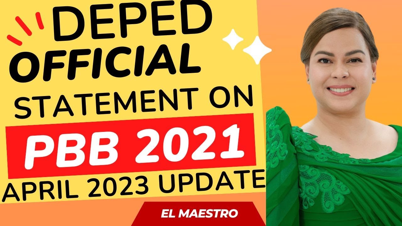 PBB 2021 DEPED OFFICIAL STATEMENT
