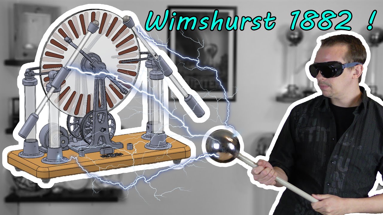 ⚡️ Machine ELECTROSTATIQUE de WIMSHURST ! ⚡️ [1/2]