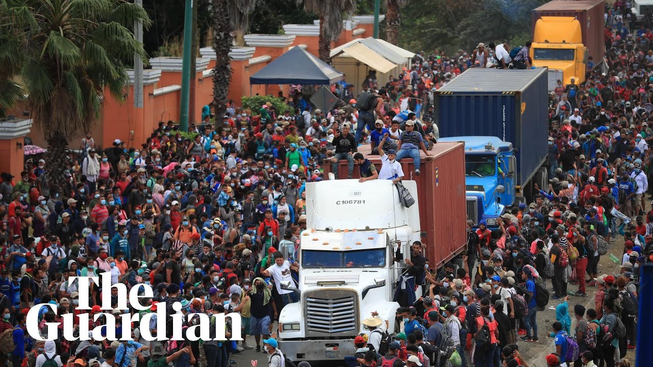 Guatemalan security forces block Honduran migrant caravan heading to US