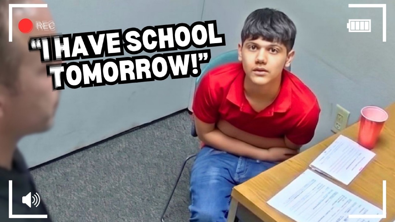 13-Year-Old Killer Plays Innocent With Police (It Doesn't Work)