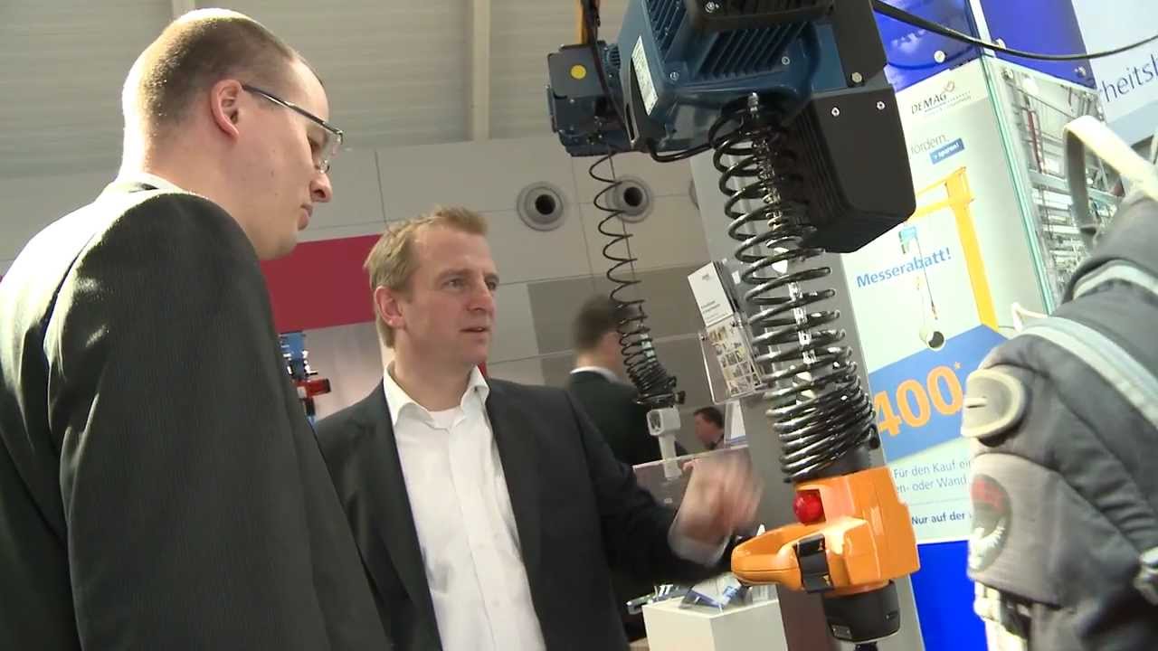 Demag Cranes auf der Logimat 2012 - MM Logistik Report vor Ort