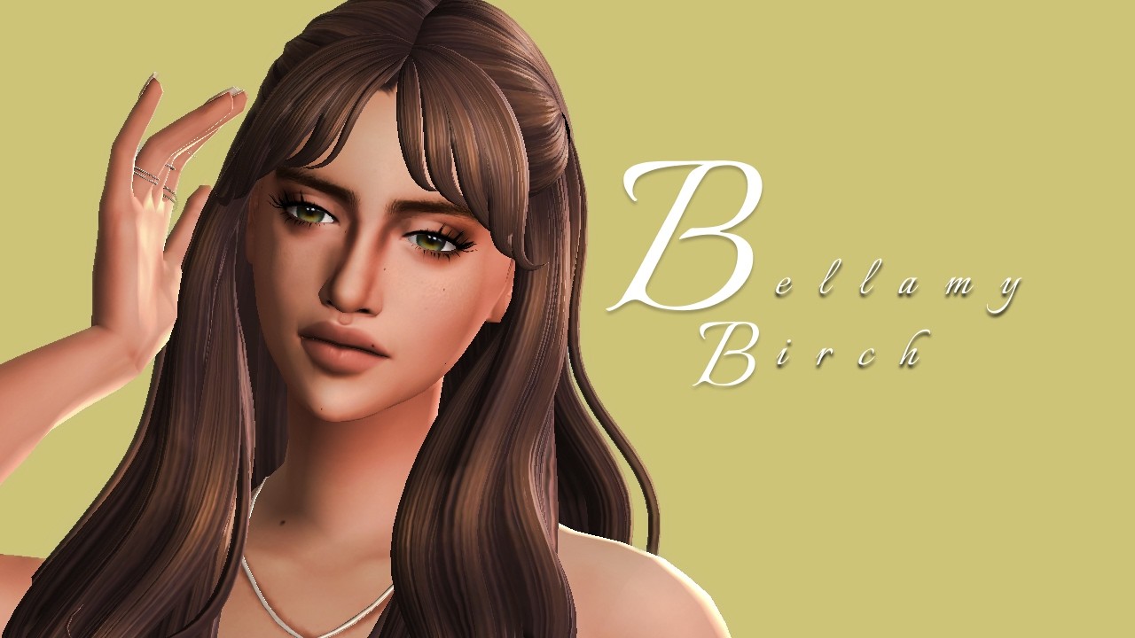 bellamy birch ✿˖° | alphabet aesthetic sim pt.2