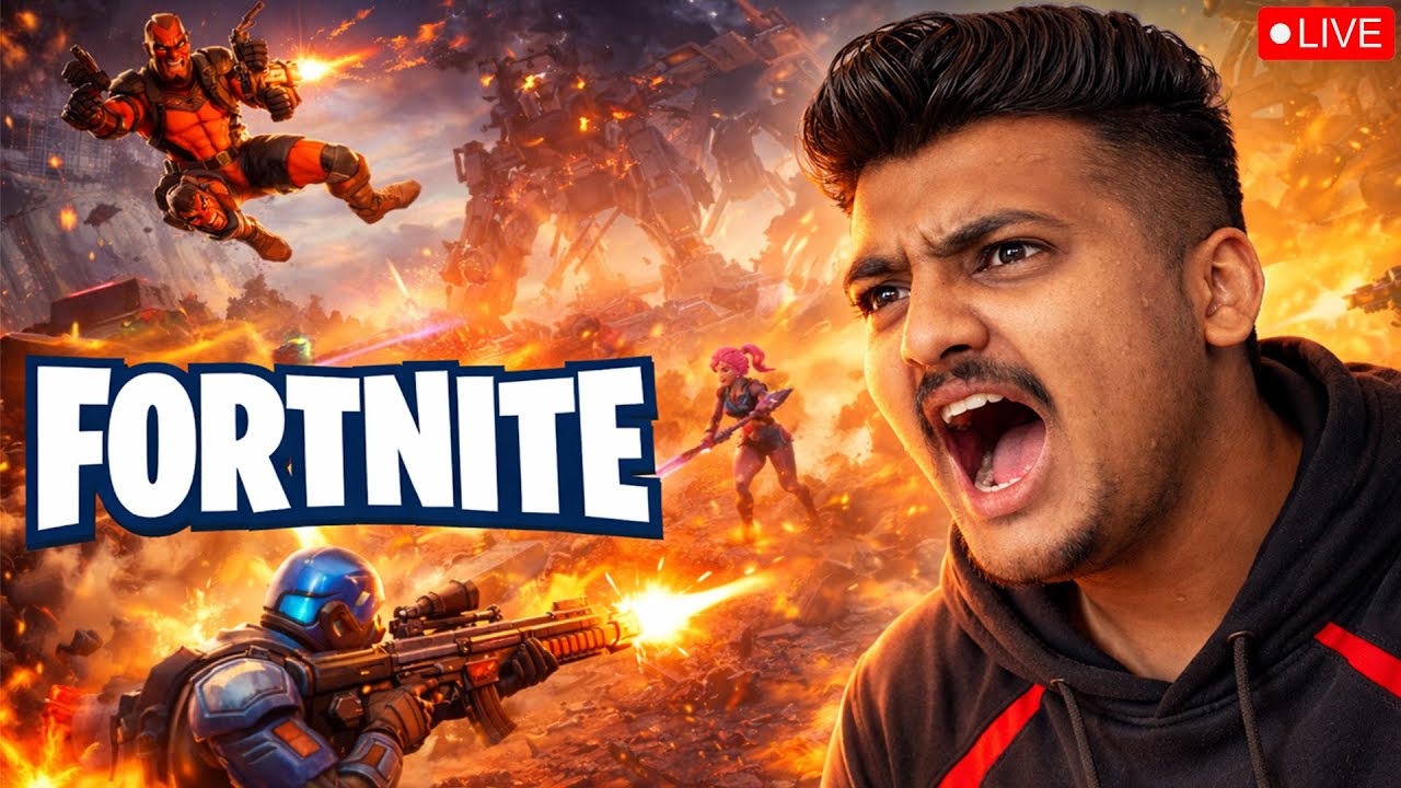 FORTNITE LIVE 🔴 |  AAJ KARENGE TAGDI FIGHT | DESI GAMEPLAY | #fortnite #fortnitelive #livestreaming