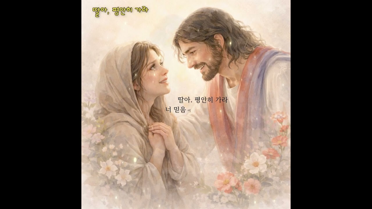 딸아, 평안히 가라#옷자락에닿은날#딸아평안히가라#네믿음이너를구원하였다#기독교쇼츠#워십쇼츠#CCM#치유#회복#믿음의고백#주님께닿으면#복음메시지#주님나를#구원하소서