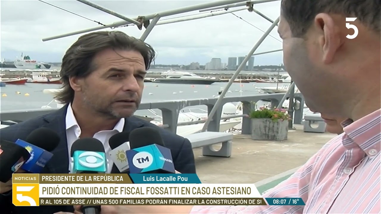 Lacalle Pou sostuvo que Fossati debe seguir hasta el final de la investigaci&oacute;n del caso Astesiano