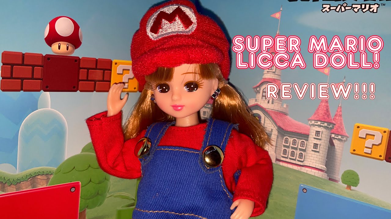 SUPER MARIO LICCA CHAN DOLL REVIEW!!!