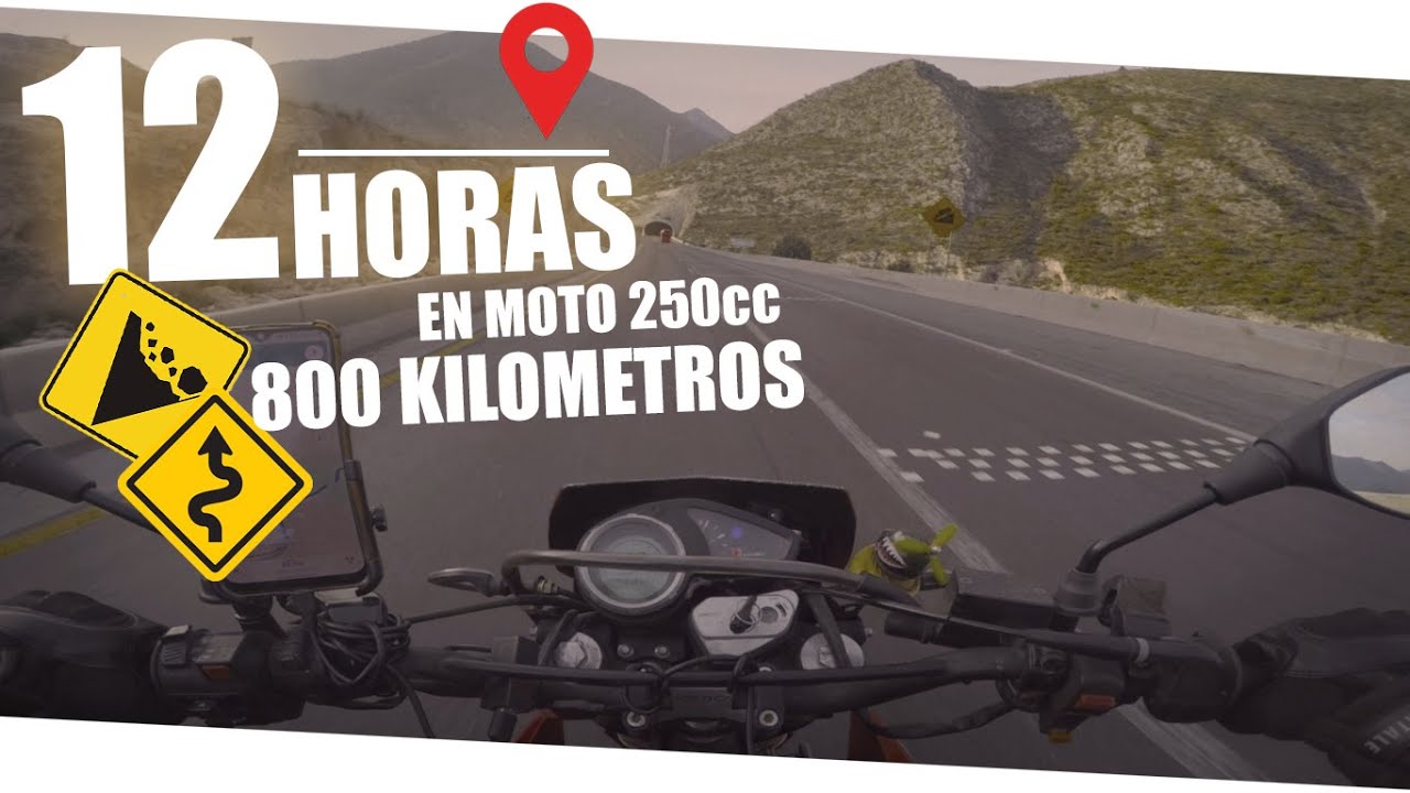 Viaje De 800Km En Moto De 250cc/Ciudad De México-Saltillo Coahuila/12 HORAS EN MOTO