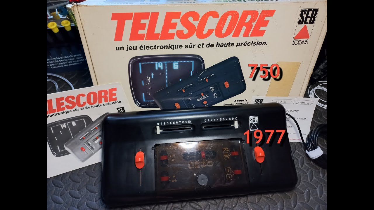 Console Pong SEB Telescore 750 1977, Salut les Rétros !