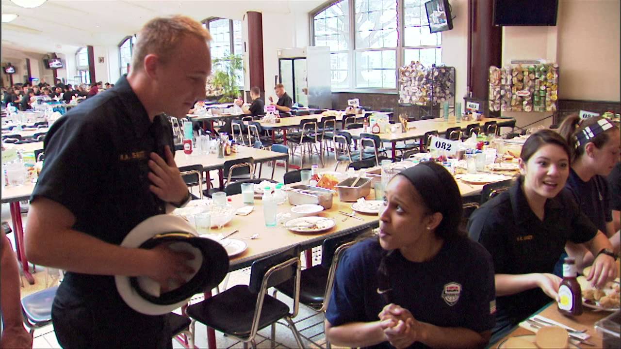 Navy Cadet asks Maya Moore to a Lunch Date!