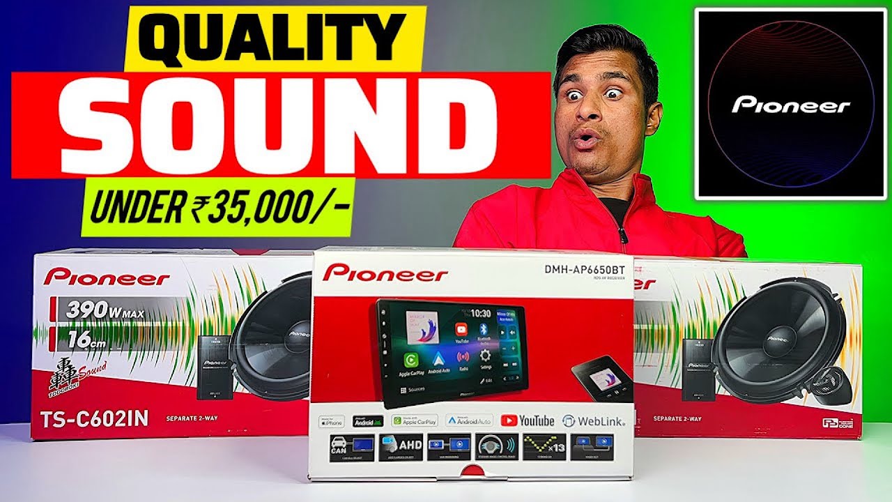 High Quality Pioneer Music System for Car | Pioneer DMH-AP6650BT Headunit Pioneer Component Speaker 