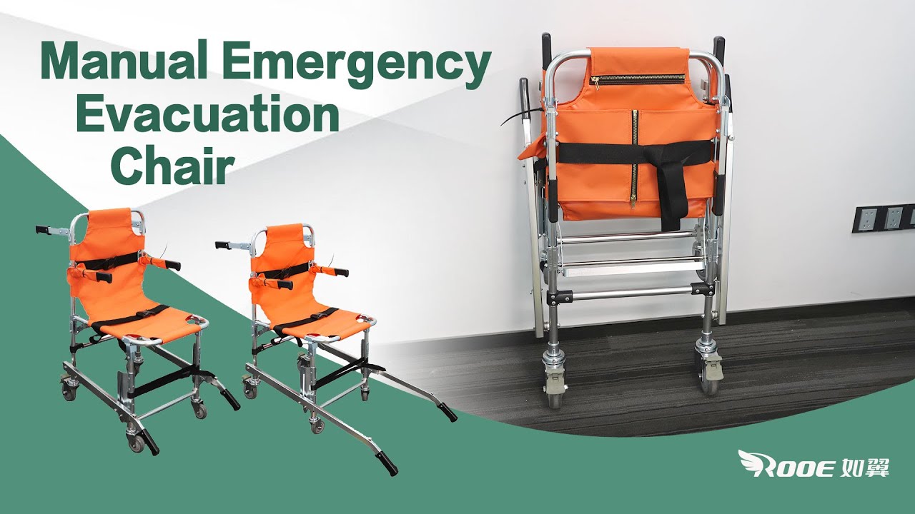 Stair Chair EMS | Manual Emergency Aluminum Alloy Foldable Stair Stretcher Chair