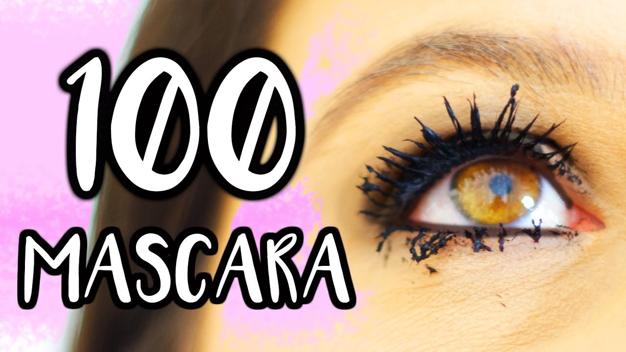 אתגר 100 שכבות של מסקרה!! מוגזם!!! layers of mascara challenge