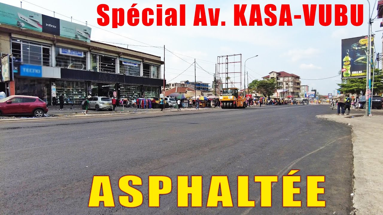 Asphaltage Avenue KASA-VUBU tronçon Av. DIBAYA vers MPOZO | Kalamu - Kasa-vubu | Kinshasa-Rdc