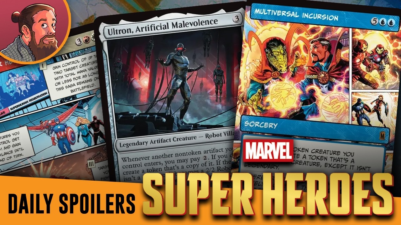 Plan Enchantments are Actually Pretty Neat | Daily MTG Marvel Super Heroes Spoilers