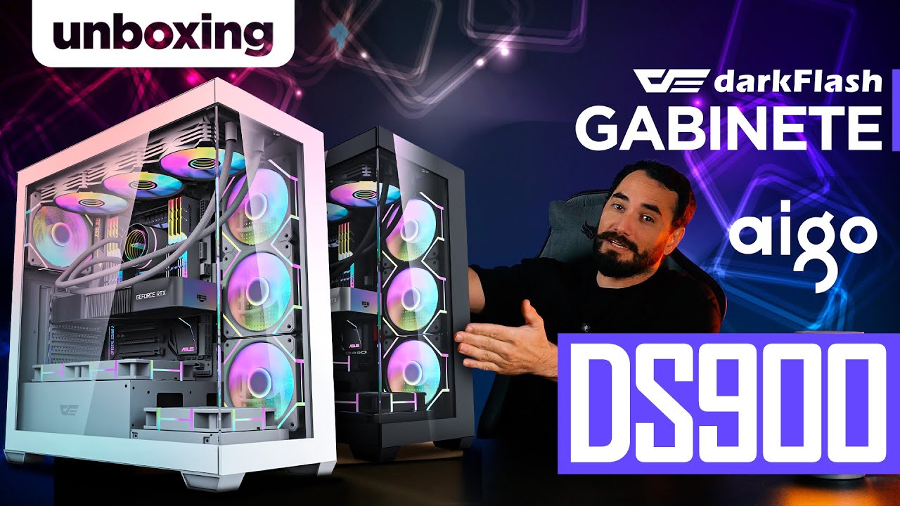 🎮 O GABINETE PERFEITO PARA SETUP GAMER? | UNBOXING DS900