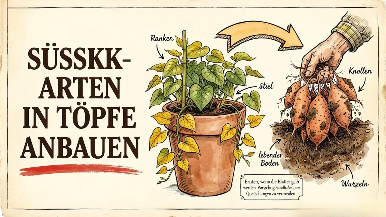 Das Süßkartoffel-Geheimnis für riesige Knollen