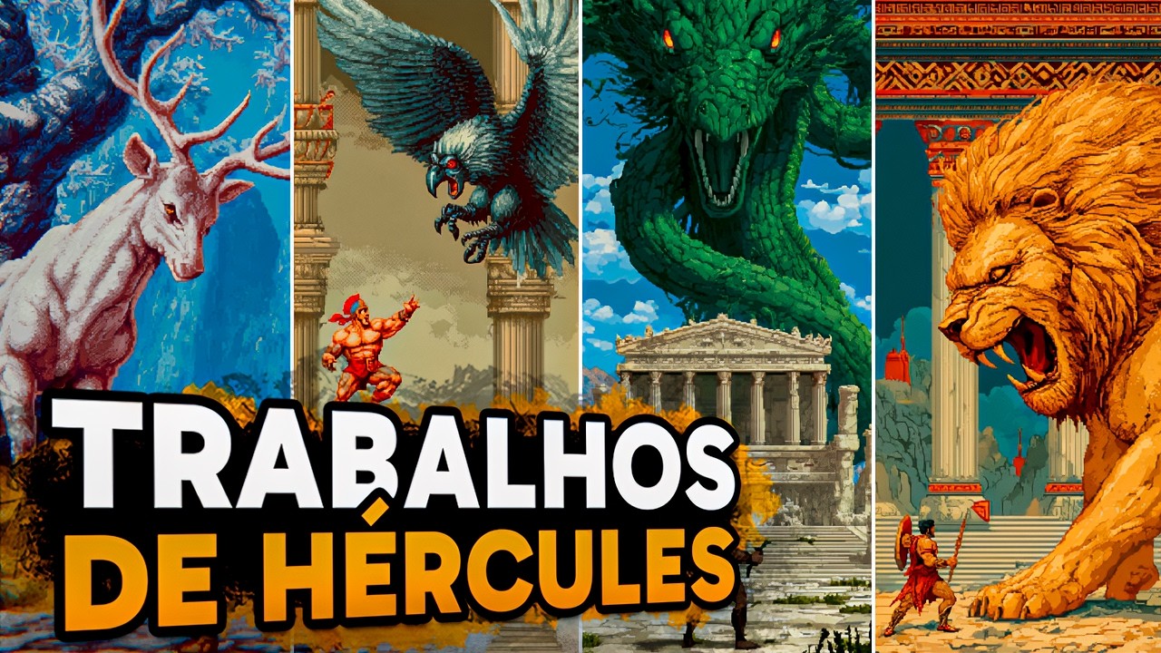 VOCÊ CONHECE TODOS OS TRABALHOS DE HÉRCULES? - Mitologia Grega