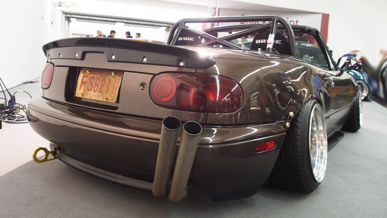 Mazda MX-5 Miata 1990 Tuning 1.6 116ps, Airride-Fahrwerk, OZ Turbo R15