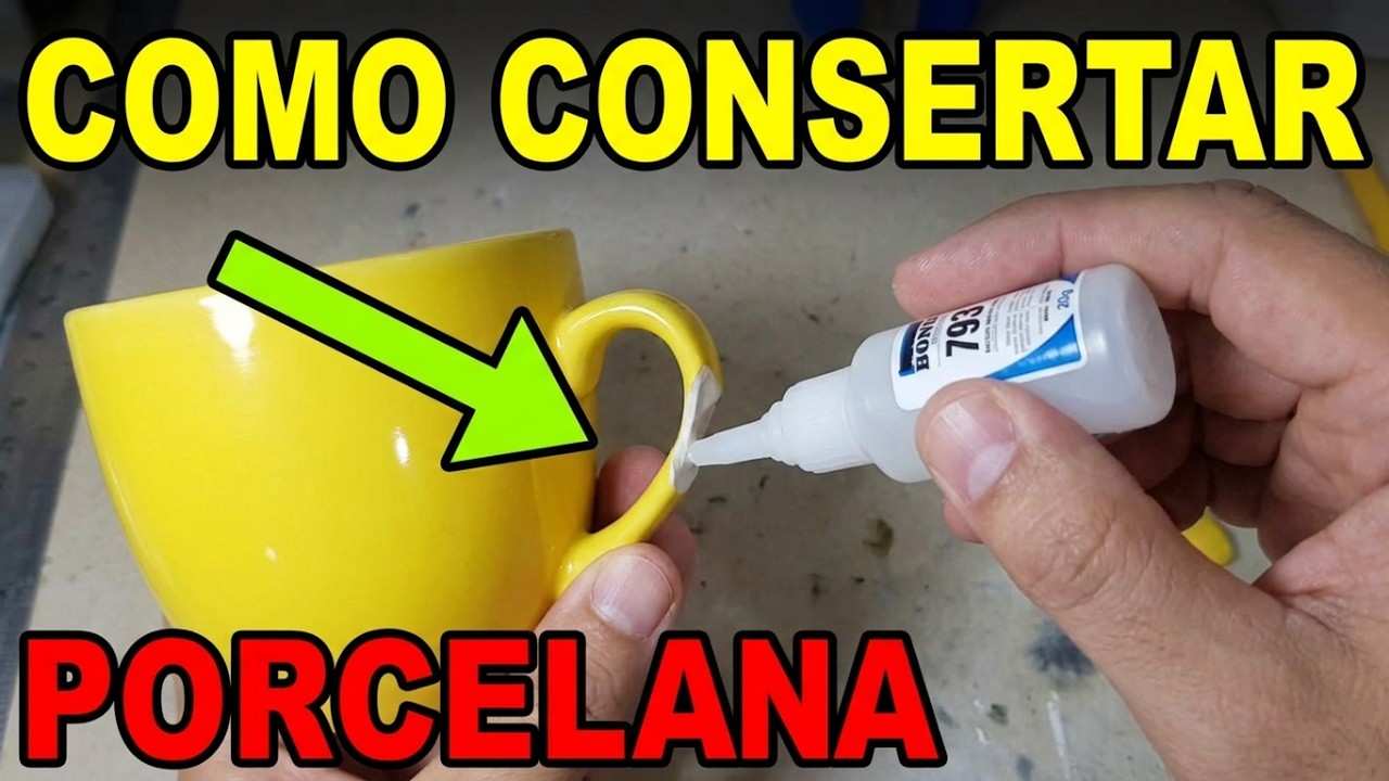 Como | consertar | porcelana | quebrada