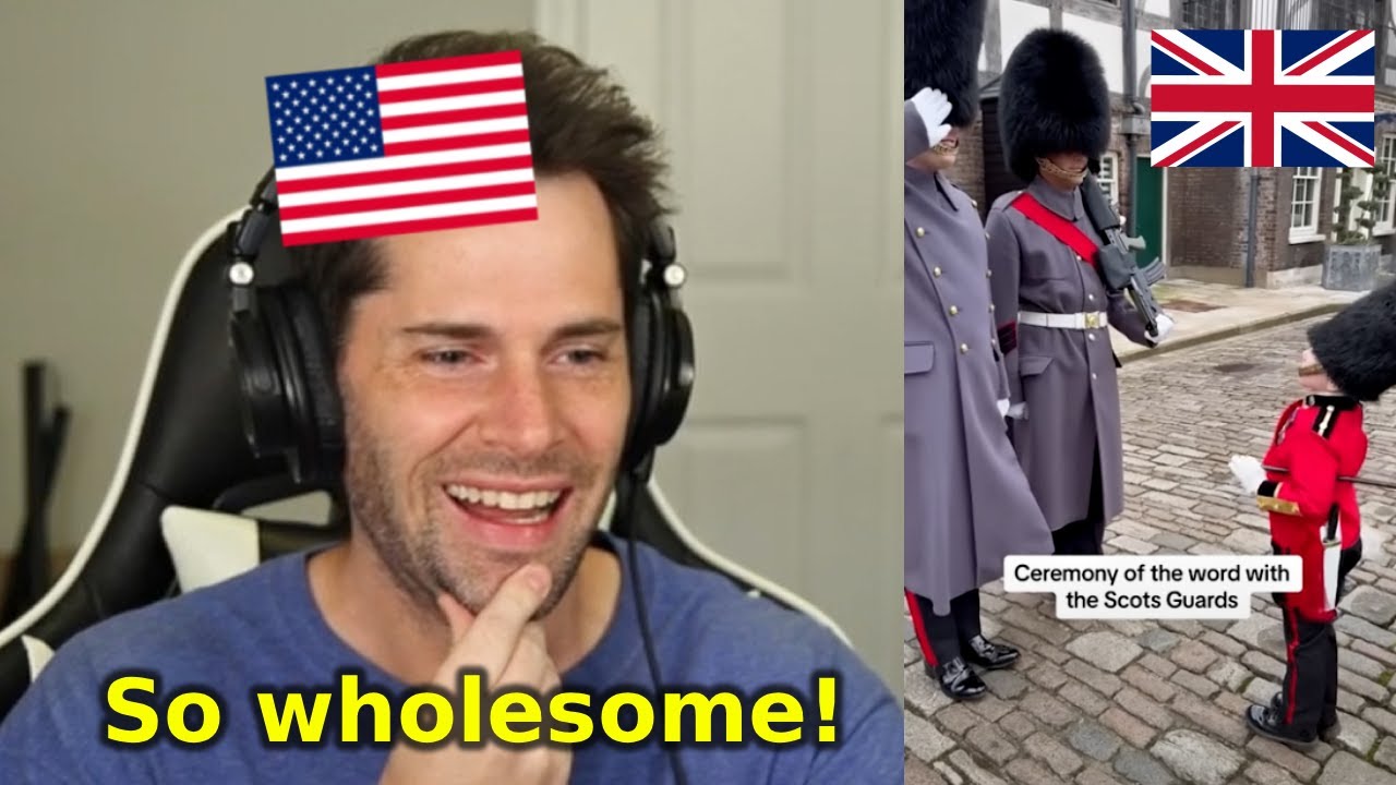 American Reacts to Royal Guards Breaking Character