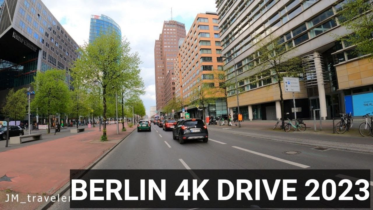 BERLIN-Germany🇩🇪 4k DRIVE Tour in the city Center
