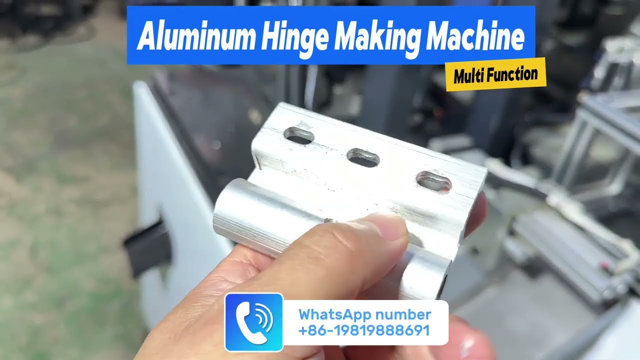 Multi Function Aluminum Hinge Making Machine, Hinge Drilling Punching Tapping Cutting Machine