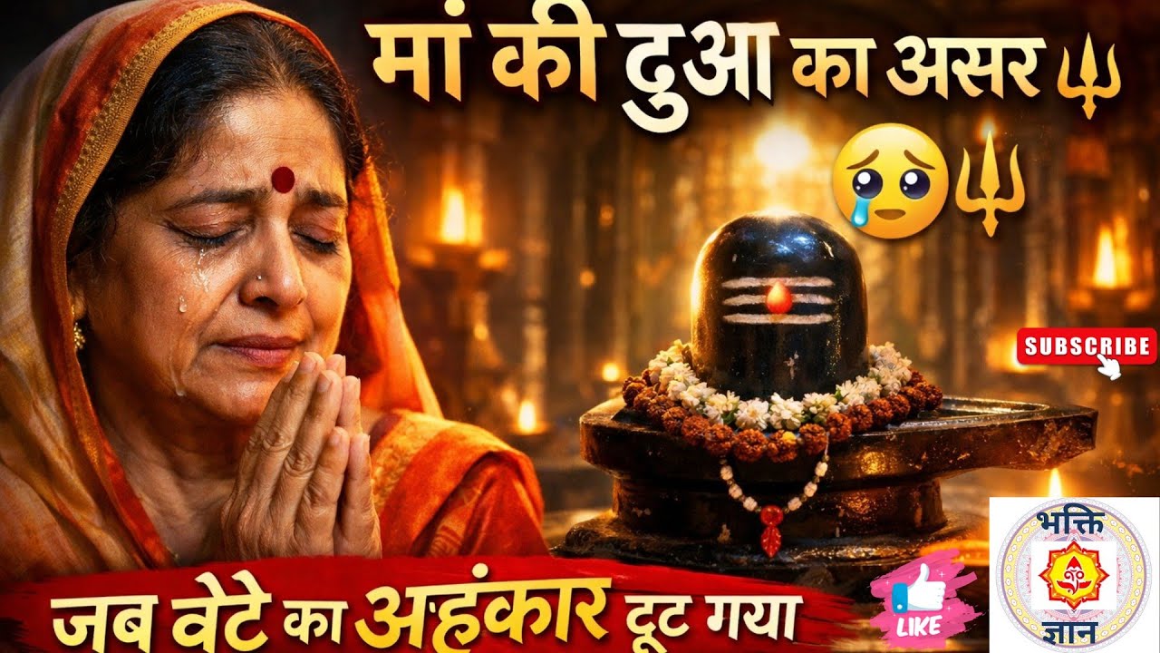🔱 मां की दुआ का असर 😭🔱 | जब बेटे का अहंकार टूट गया | Shiv Emotional Story| @Bhaktigyan-f7q 