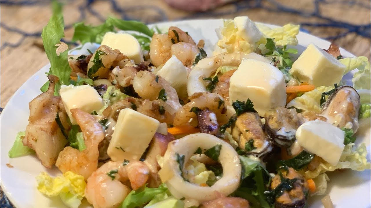 🦐سلطة فواكه البحر🥗