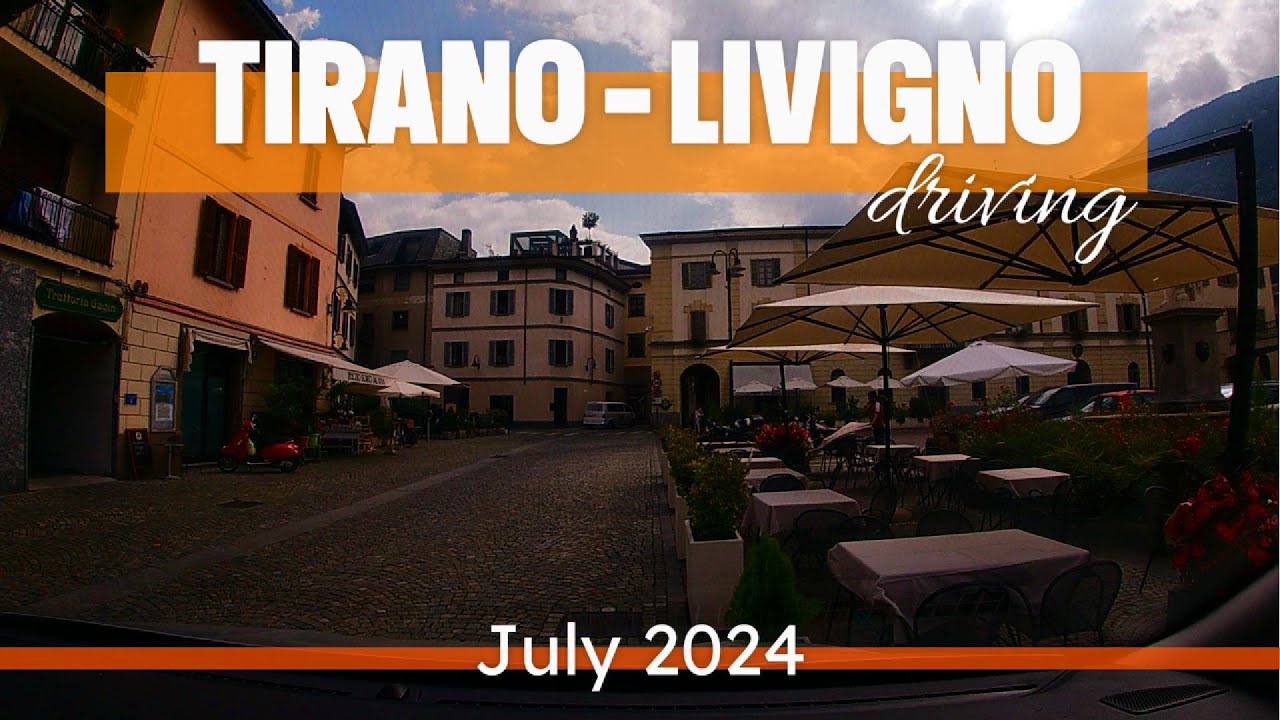 Driving from Tirano to Livigno