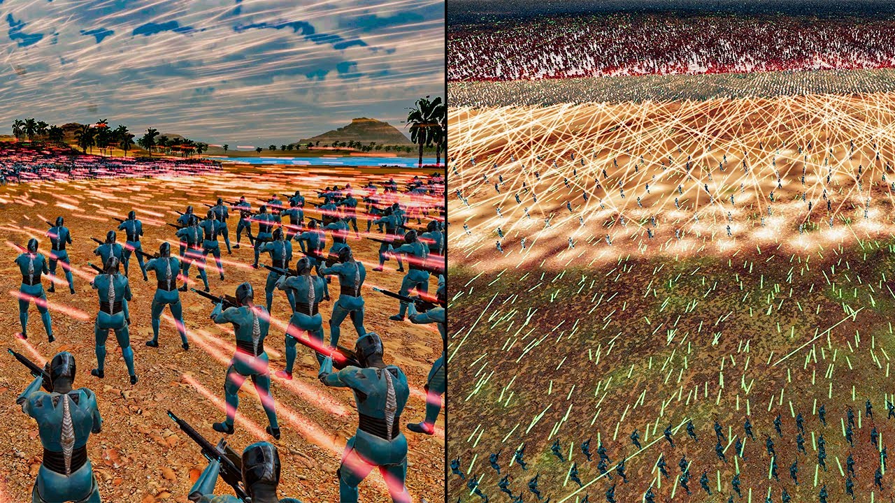 Can 1.000.000 Xenomorphs Win With WW And Space Army? - Ultimate Epic Battle Simulator 2