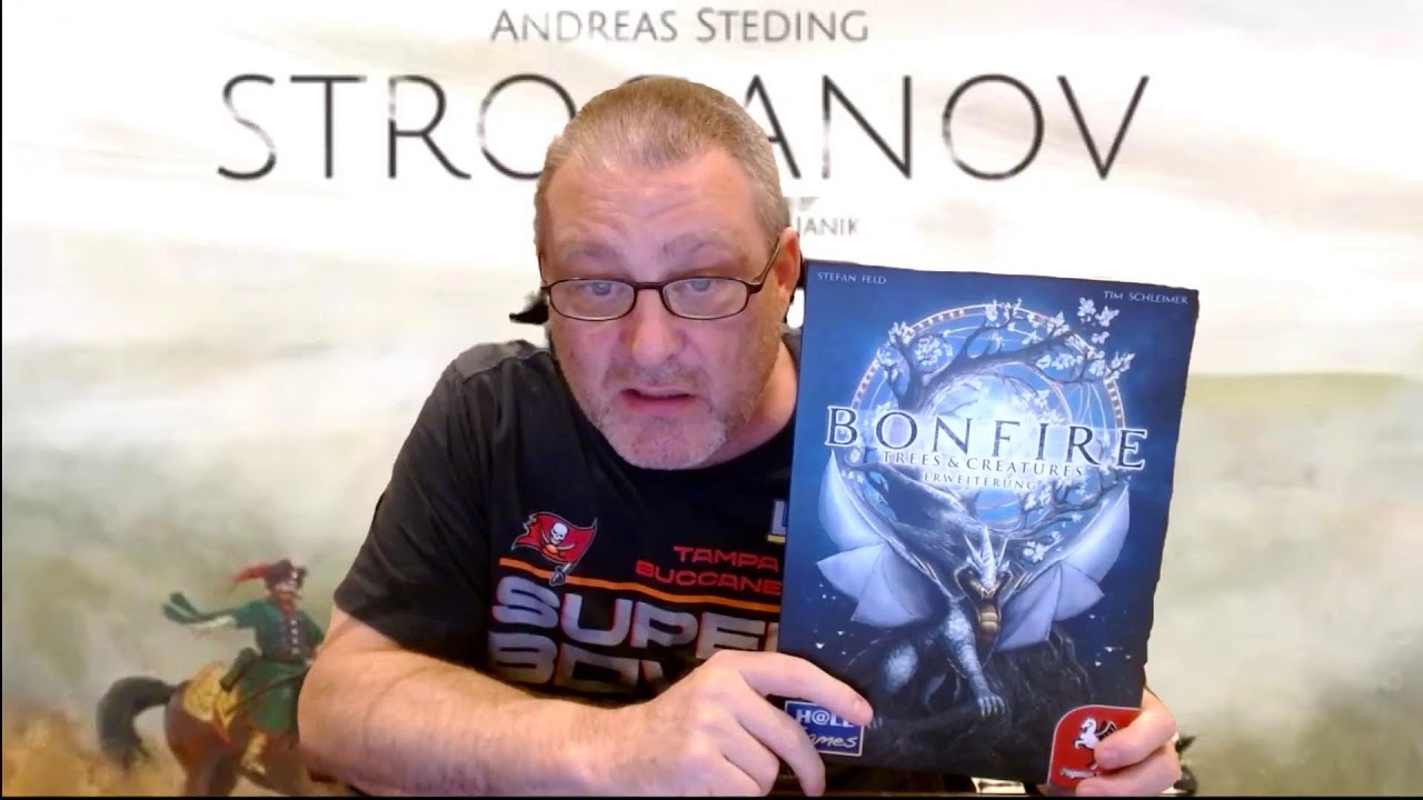 STROGANOV Board Game By Andreas Steding 1st Playthrough Test Game
